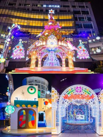 台北信義區最狂聖誕村在這！統一時代百貨13米高聖誕樹、夢幻咖啡小屋快來拍照！