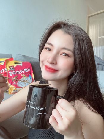 天冷泡杯熱熱的奇亞籽麥片溫暖自己