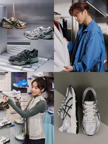 韓妞都在穿的ASICS銀色球鞋「西門店」夢幻鞋牆通通有、JOG 100S韓國限定款必買！