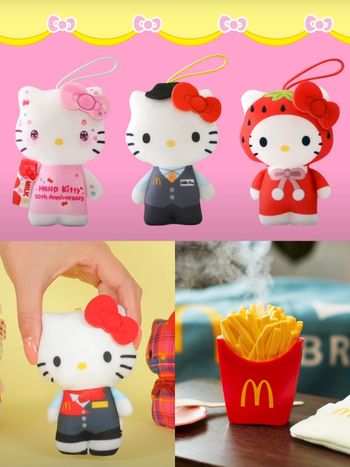 日本麥當勞太會！回憶殺Hello Kitty玩偶現身、實用「薯條加濕器」這天開賣！