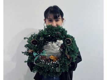 就讓聖誕花圈迎接聖誕吧✨🎄