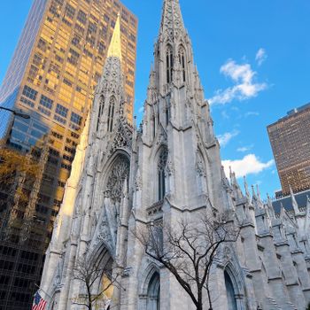 【美國-New York】高樓群中的歌德復興建築│聖巴特里爵主教座堂 St. Patrick's Cathedral