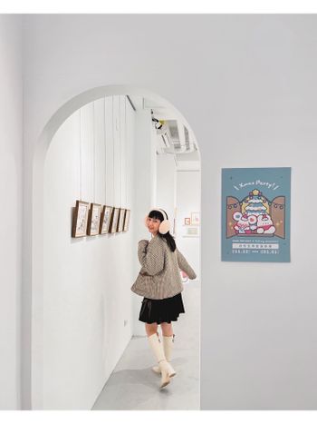 1/1結束的免費可愛畫展🤍白色生物聖誕聯展