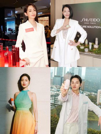 台灣資生堂集團品牌代言人全體動起來！小S、曾之喬、柯佳嬿、范少勳為「資生堂山茶花日」親手製作愛心禮盒 ！