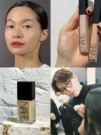 NARS韓國首席彩妝師親授！私藏水裸光美肌上妝手法，簡單三步驟、用手就能完成，原來「膚溫」很重要！