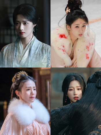 網票選古裝陸劇「美強慘天花板」女角色TOP7！白鹿兩角色上榜，《雲之羽》盧昱曉第3，楊紫慘不過她！