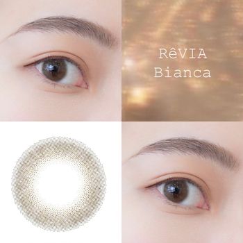 NEW新色発売✨ReVIA打造自然光澤裸眼感の清澈瞳孔💞