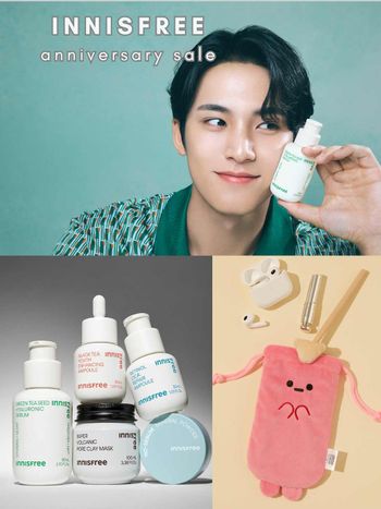 2023週年慶！innisfree 週慶聯名「dtto friends」腸太郎、外星鴨滿額贈、還有2200折200！