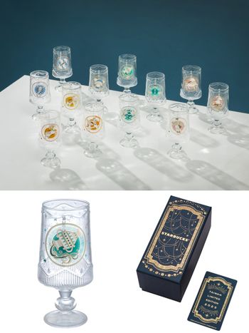 未上市先火！星巴克全新12星座玻璃杯系列！浮雕設計超有質感，專屬禮盒美到發泡！