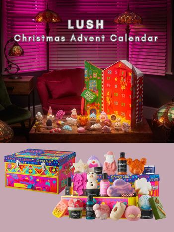 2023聖誕倒數月曆推薦！LUSH首次推出2款「聖誕倒數月曆」汽泡彈、香氛蠟燭、泡泡浴芭...，想要的通通有！