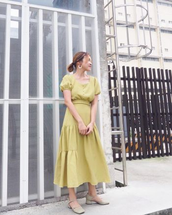 穿搭 大裙擺套裝