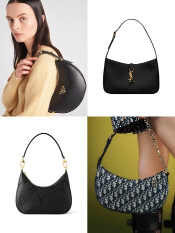 2023下半7款必買精品腋下包推薦！Lisa同款CELINE老花包、YSL HOBO包相爭第一寶座！