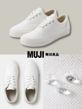 MUJI無印良品秋季全新小白鞋登場！日本女生都在搶這雙，微防水材質雨天也不怕！