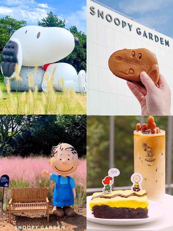 韓國最大「史努比莊園」鐵粉必朝聖！11個主題特色區、療癒史努比咖啡廳，進去就不想出來了