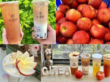 （台中飲料）小澄市台中精誠旗艦店～鮮榨蘋果紅玉、塩雪四季春、滑嫩小葉茶凍～台中必喝解膩清爽飲品！小澄市菜單