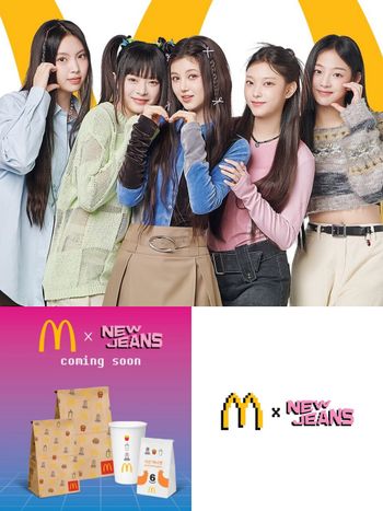 麥當勞ｘNewJeans聯名台灣即將開賣！專屬「小兔包裝紙袋」超萌，許願「奶油洋蔥麥脆雞堡」太欠吃！