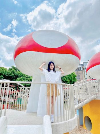 📍新竹景點｜親子遊必去—竹北超卡哇伊的特色蘑菇公園🍄