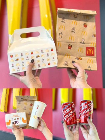 麥當勞ｘNewJeans聯名明天開賣！超萌「小兔包裝紙袋」搶先看，還有限定版可樂免費送！
