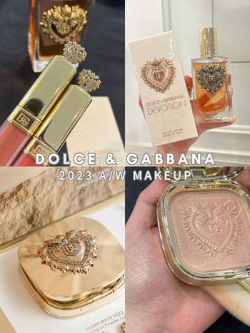 絕美快閃櫃降臨SOGO！Dolce & Gabbana 首次精品聖心墜飾鑲嵌彩妝盒，奢華愛心打亮盤、甜點香調淡香水必收！