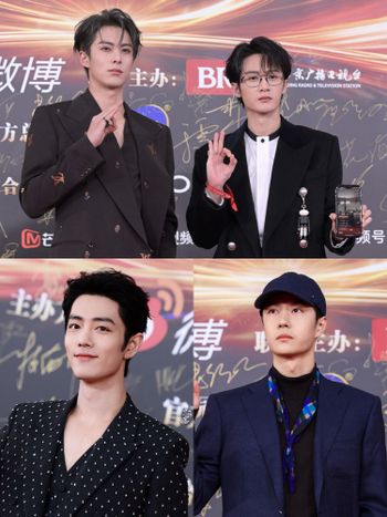 2023微博之夜出席男星紅毯造型直擊！「雙帥」王鶴棣&檀健次合體搞笑，肖戰、王一博帥出新高度！