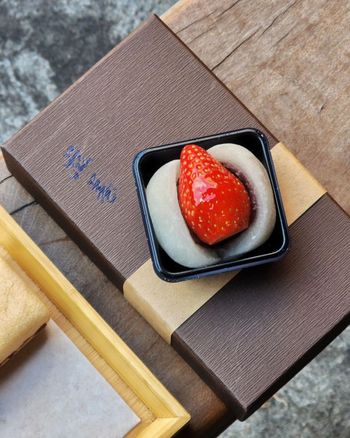 台北大稻埕 傳統滋養和菓子 季節限定草莓大福