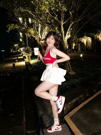 超元氣穿搭🤍❤️