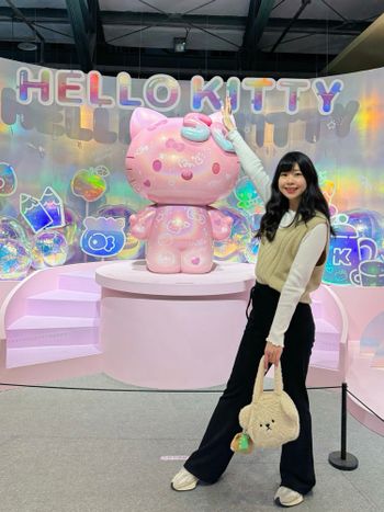 超可愛的展覽大家逛了嗎～「HELLO KITTY 50週年特展：與未來做朋友吧」