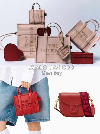 Marc Jacobs最新必買包包清單！馬鞍包、托特包一萬多入手，情人節禮物挑起來！