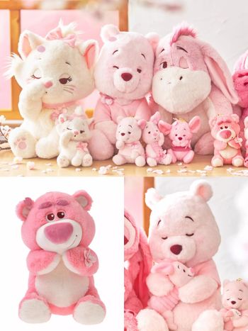 要被萌翻！日本迪士尼「櫻花系列」玩偶登場！愛睏臉粉紅色維尼、瑪麗貓可愛炸！