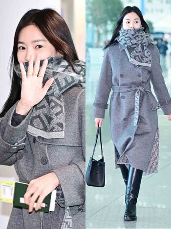 女神出發了！宋慧喬現身機場前往巴黎FENDI大秀！手拎「變形包」價格很可以！