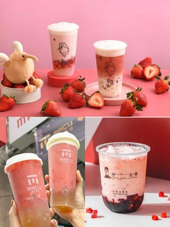 2024新年必喝草莓手搖飲推薦！麻古草莓芝芝、鶴茶樓草莓生乳雪泥⋯酸甜解膩療癒炸！