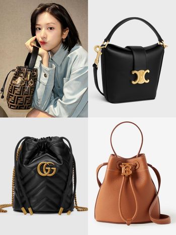 2024精品小水桶包推薦Top6！GUCCI 3萬多入手，安俞真機場揹的是FENDI「這顆」！ 