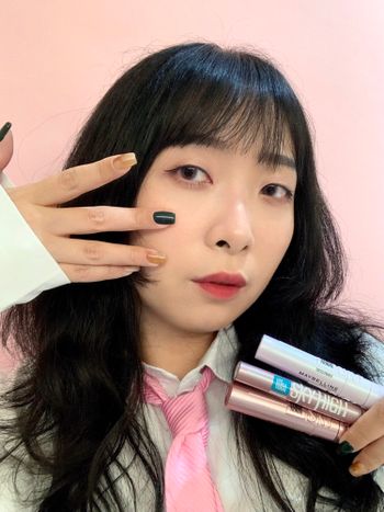 February | 畫個清新學生妝容❤️ MAYBELLINE飛天翹睫毛底膏