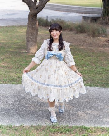 LOLITA｜春天的童話藍的穿搭