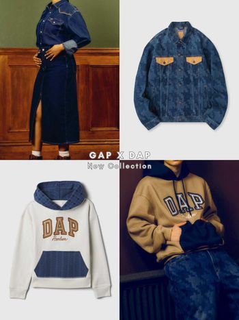 GAP X DAP聯名太好看！「丹寧襯衫」開賣就被問爆！牛仔外套要一起帶回家！