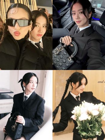Jisoo在DIOR坐誰旁邊聊超開心？！超VIP座位安排曝光！真的是捧在手心的迪奧小公主！