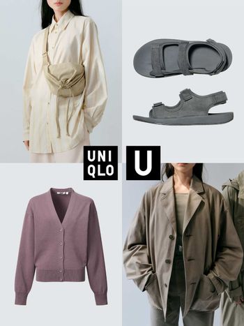 Uniqlo U春夏新品來了！莫蘭迪色洋裝、T恤超欠買！百元「抽繩背包」一定要包色！