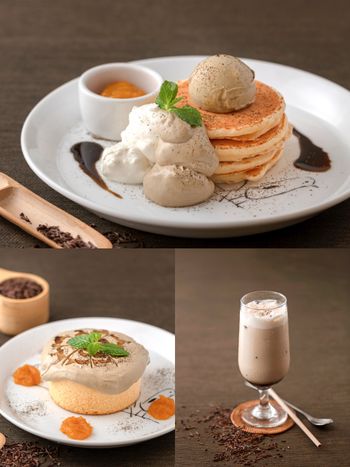 茶控肯定要吃！杏桃鬆餅屋春季限定「焙茶鮮奶油鬆餅、焙茶歐蕾」香濃風味超療癒！