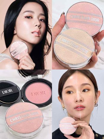 迪奧小公主JISOO同款氣墊！DIOR「嫩粉蜜桃潤飾氣墊」3步驟打造肌膚減齡5歲秘訣，粉嫩素裸嬰兒肌這樣完成！