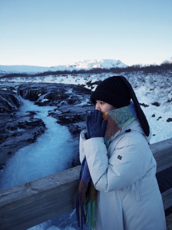 冰島的秘境瀑布💎
