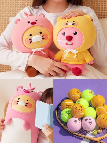 Kakao Friends和韓妞最愛的Loopy聯名啦！萌炸變裝玩偶必收、再推超Q萊恩網球組！