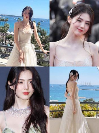 韓韶禧坎城紅毯艷冠群芳！「仙女裸妝天花板」精靈系粉頰、高級蜜果唇...，這款潤唇膏會被搶空！