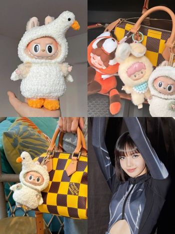 Lisa又在限動曬泡泡瑪特戰利品！最新Lisa同款吊飾一次看、這次還迷上幫玩偶變裝？