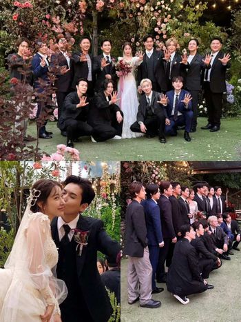 終於等到SUPER JUNIOR超級完整體！13+2全體成員出席厲旭婚禮，粉絲淚崩太感動！