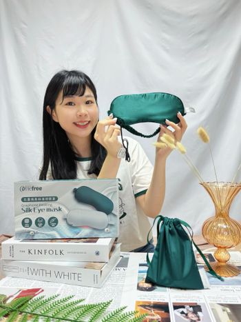 舒緩眼睛不適「Comefree石墨烯真絲溫控眼罩」