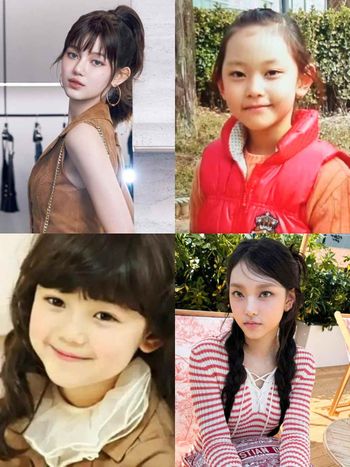 真的從小美到大？NewJeans小時候照片驚人對比曝光！貓貓諧潾根本等比放大！