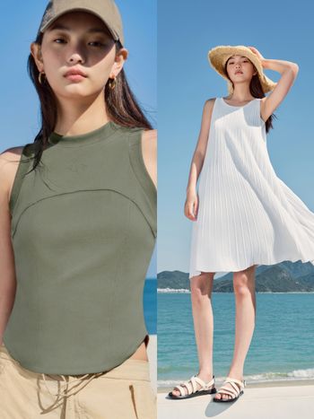 GAP新品開外掛啦！夏天穿搭「神瘦背心、增高洋裝」瞬間被問爆！