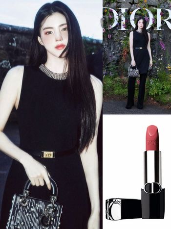 迪奧亞太區美妝大使！韓韶禧出席 DIOR「2025早春度假系列」超夢幻458巴黎玫紅唇一抹上、簡直仙女下凡！