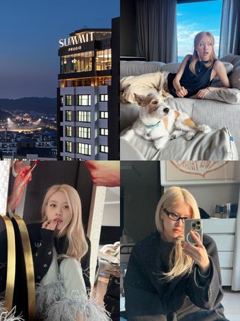 Rosé的家長這樣？！超大客廳眺望漢江無敵美景，精品沙發、全身鏡Jennie家也有！