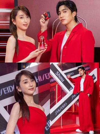 柯仙、婁峻碩最愛抗老精華！資生堂小紅瓶10週年快閃攝影棚巡迴中，一對一肌膚檢測、預約就送千元參加禮！
